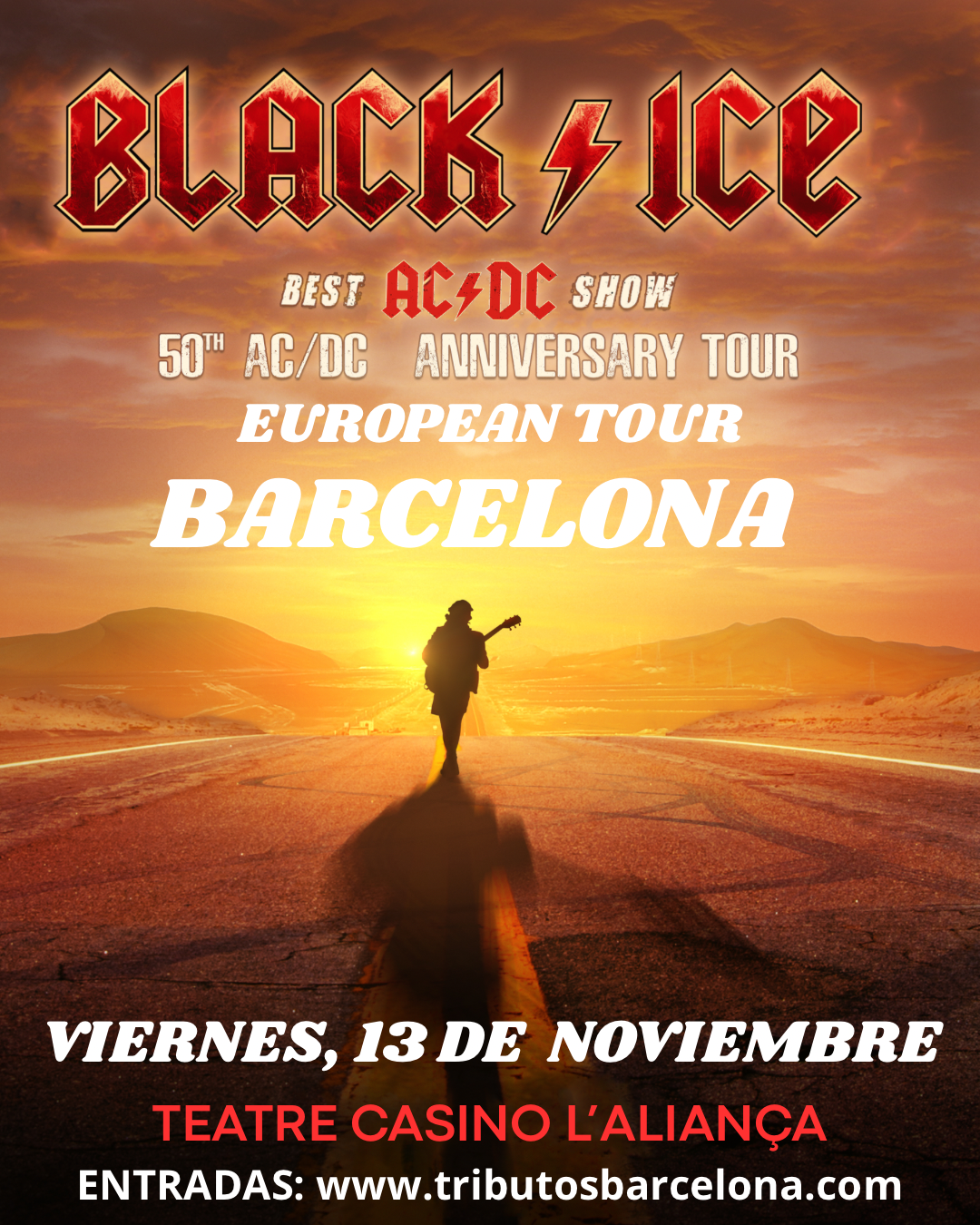 BLACK/ICE - Best AC/DC Show en Teatre Casino L'Aliança, Barcelona