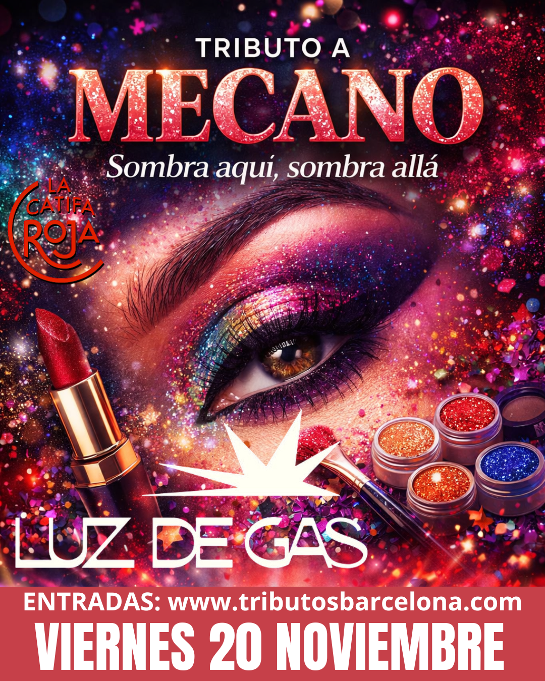 Tributo a Mecano - Sombra aquí sombra allá en Luz de Gas, Barcelona